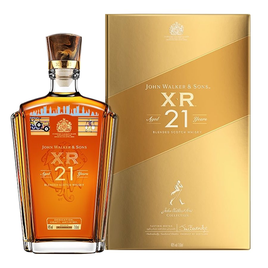 John & Walker Sons XR 21 Year Old Luxury Artist Edition 700ml